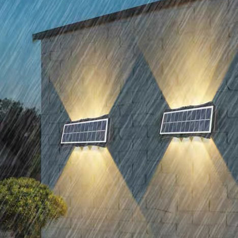 Simplicity Silicone ABS LED Outdoor Wall Sconce Lamp