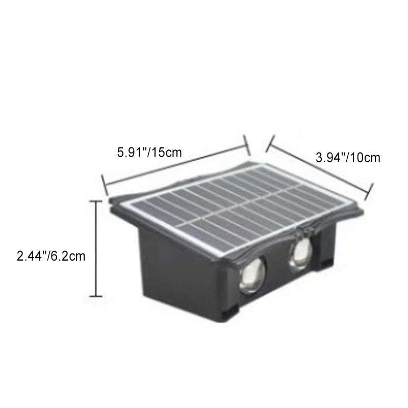 Simplicity Silicone ABS LED Outdoor Wall Sconce Lamp