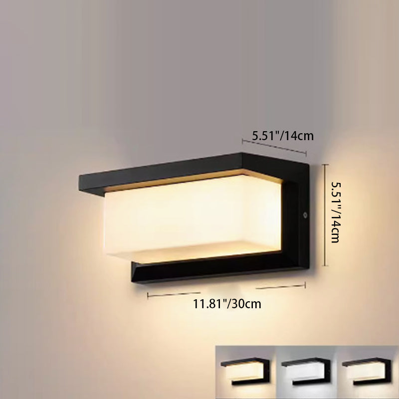 Simplicity Aluminum Acrylic PC LED Wall Sconce Lamp