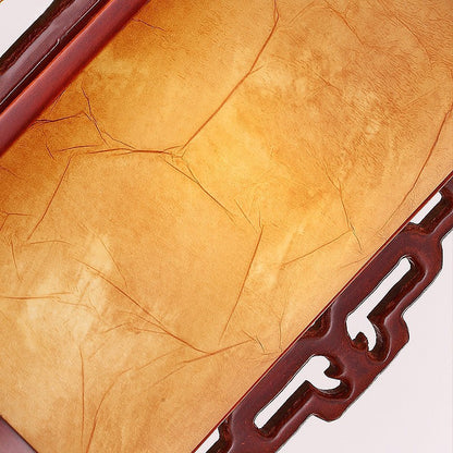 Chinese Lampshade Wood 1/2 - Light Wall Sconce Lamp