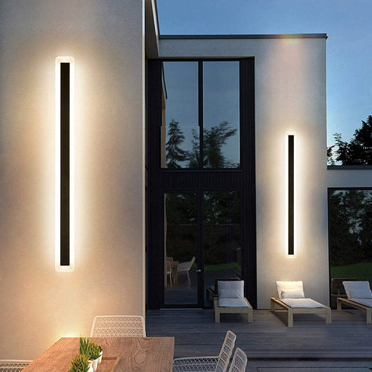 Waterproof Long Stick Iron Acrylic LED Wall Sconce Lamp