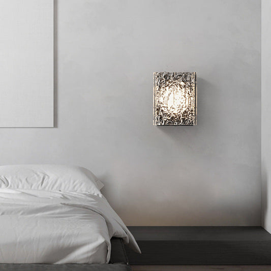 Deco Transparent Ripples Lampshade LED Wall Sconce Lamp