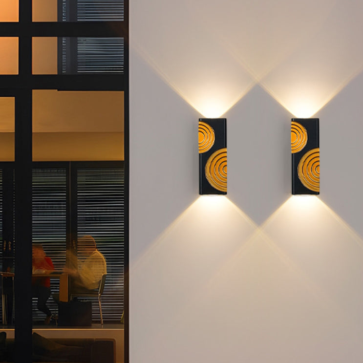 Simplicity Rectangle Cube Aluminum LED Wall Sconce Lamp
