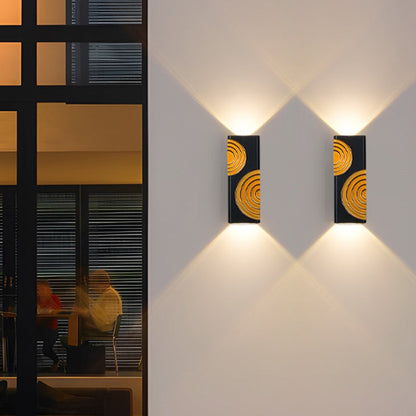 Simplicity Rectangle Cube Aluminum LED Wall Sconce Lamp