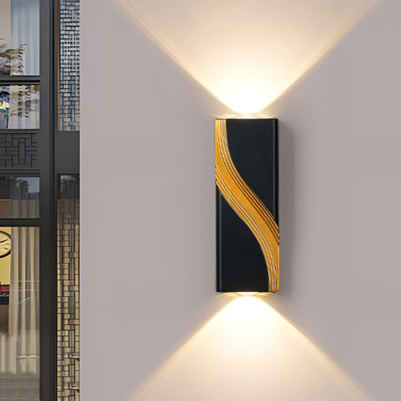 Simplicity Rectangle Cube Aluminum LED Wall Sconce Lamp