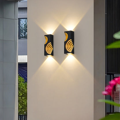 Simplicity Rectangle Cube Aluminum LED Wall Sconce Lamp