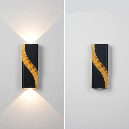 Simplicity Rectangle Cube Aluminum LED Wall Sconce Lamp