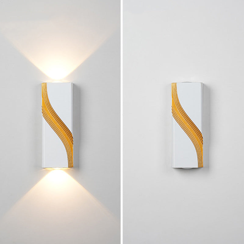 Simplicity Rectangle Cube Aluminum LED Wall Sconce Lamp