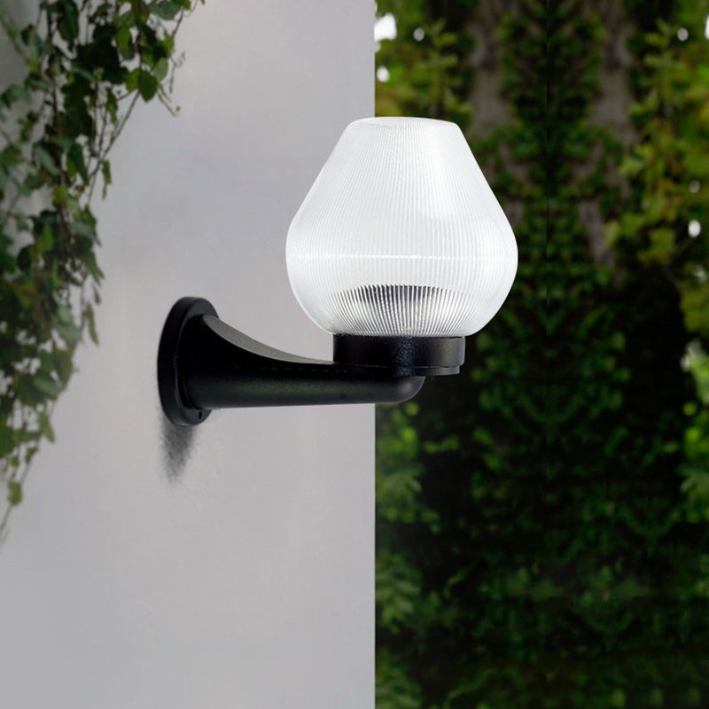 Polystyrene PC Oval Waterproof 1 - Light Wall Sconce Lamp