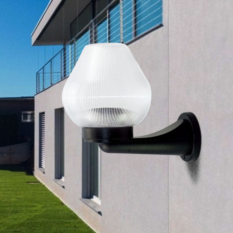 Polystyrene PC Oval Waterproof 1 - Light Wall Sconce Lamp