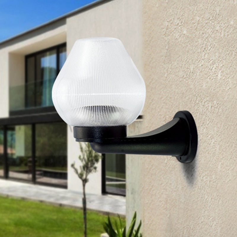 Polystyrene PC Oval Waterproof 1 - Light Wall Sconce Lamp
