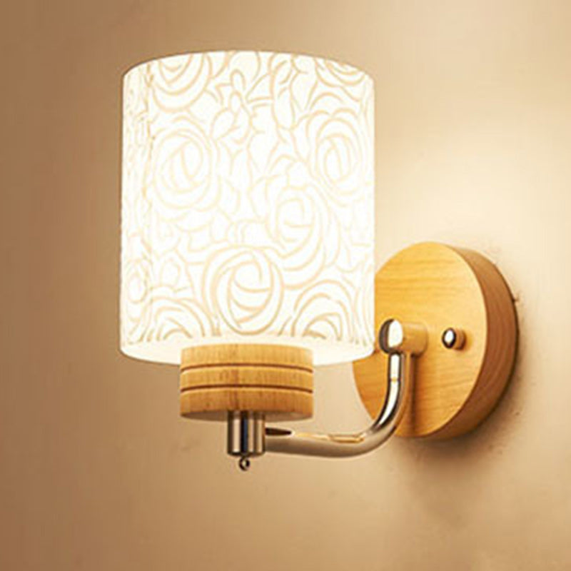 Simplicity Solid Wood 1/2 - Light Wall Sconce Lamp