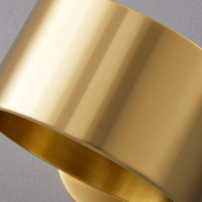 Round Full Copper Hardware 1 - Light Wall Sconce Lamp