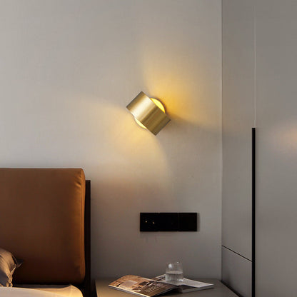 Round Full Copper Hardware 1 - Light Wall Sconce Lamp