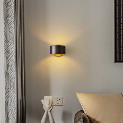 Round Full Copper Hardware 1 - Light Wall Sconce Lamp
