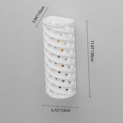 Cylinder Ceramics Lampshade Waterproof LED Wall Sconce Lamp