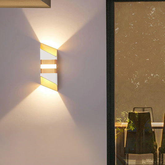 Simplicity Up And Down Beam Aluminum LED Wall Sconce Lamp