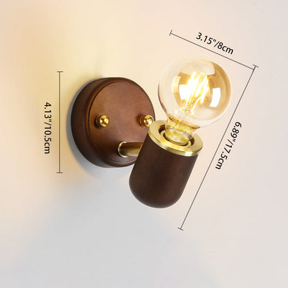 Japanese Lampshade Hardware 1 - Light Wall Sconce Lamp