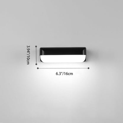 Deco Waterproof Cylinder Aluminum PC LED Wall Sconce Lamp
