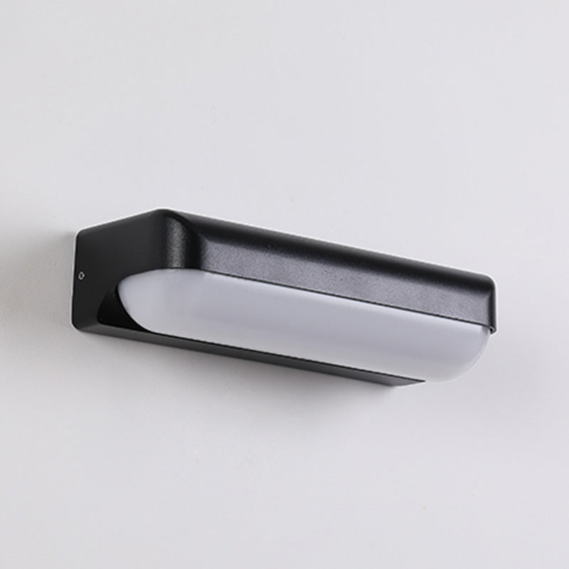 Deco Waterproof Cylinder Aluminum PC LED Wall Sconce Lamp
