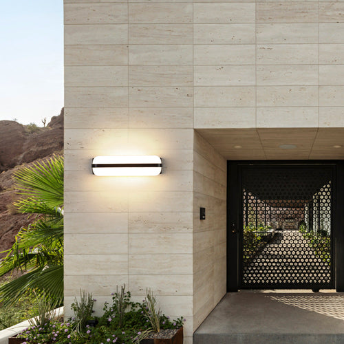 Deco Waterproof Cylinder Aluminum PC LED Wall Sconce Lamp