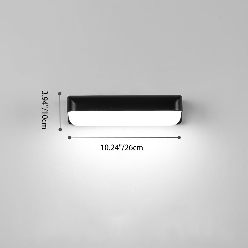 Deco Waterproof Cylinder Aluminum PC LED Wall Sconce Lamp