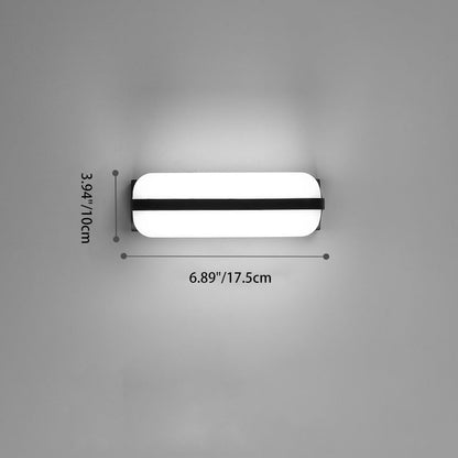 Deco Waterproof Cylinder Aluminum PC LED Wall Sconce Lamp
