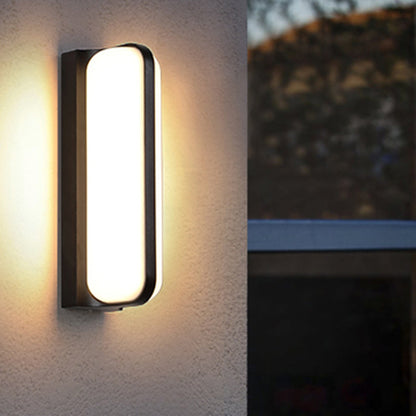 Deco Waterproof Cylinder Aluminum PC LED Wall Sconce Lamp