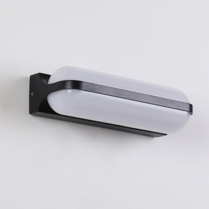 Deco Waterproof Cylinder Aluminum PC LED Wall Sconce Lamp
