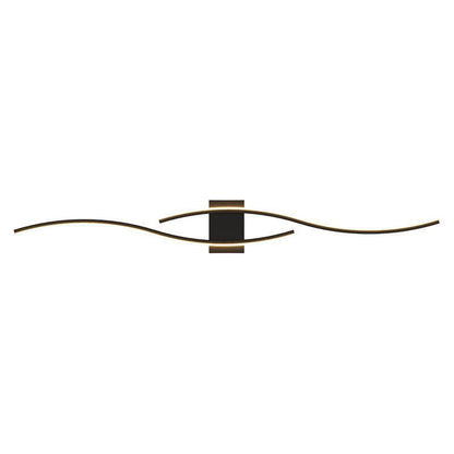 Minimalist Long Curve Iron Acrylic LED Wall Sconce Lamp
