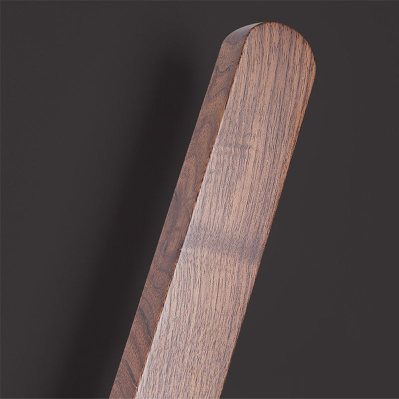Retro Long Strip Black Walnut Copper LED Wall Sconce Lamp