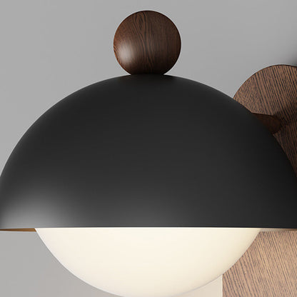 Round Acrylic Lampshade Iron 1 - Light Wall Sconce Lamp