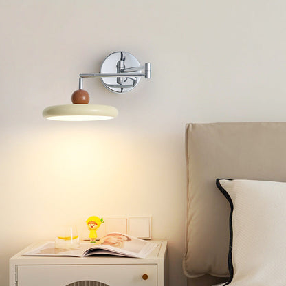 Nordic Round Rocker Iron Lampshade LED Wall Sconce Lamp