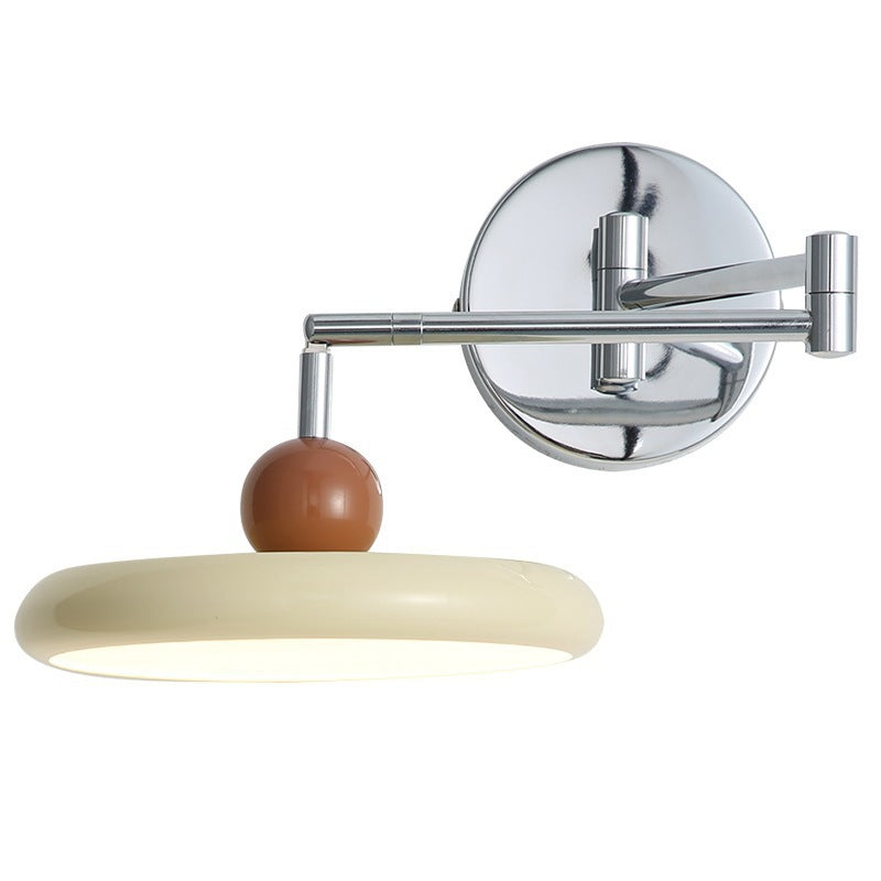 Nordic Round Rocker Iron Lampshade LED Wall Sconce Lamp