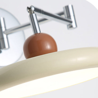 Nordic Round Rocker Iron Lampshade LED Wall Sconce Lamp