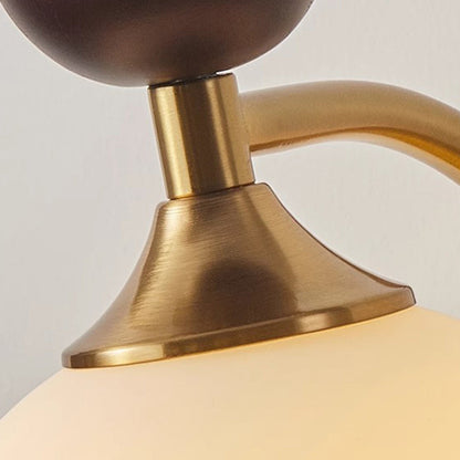 Round Lampshade Ash Hardware 1 - Light Wall Sconce Lamp