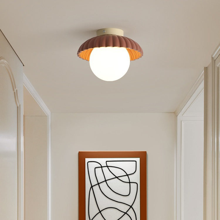 Contemporary Nordic Dome Ceiling Light