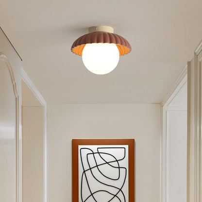 Contemporary Nordic Dome Ceiling Light