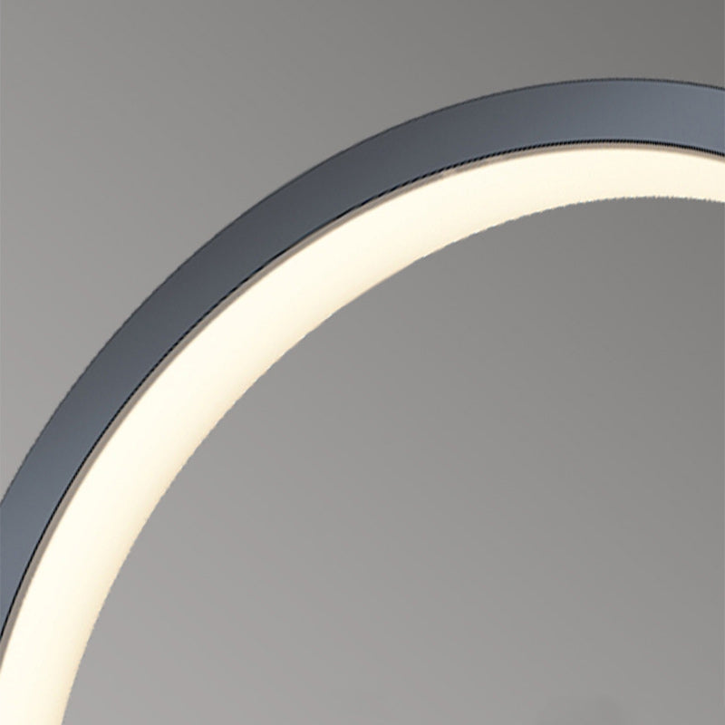 Art Deco Round Acrylic Aluminum Iron LED Wall Sconce Lamp