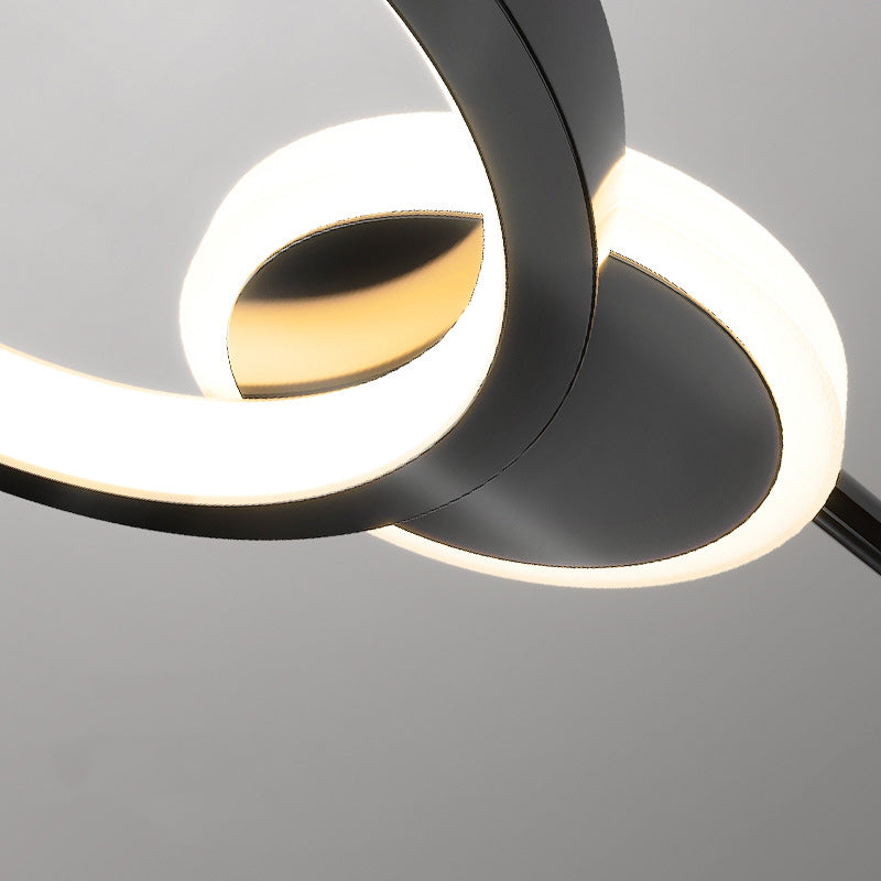 Art Deco Round Acrylic Aluminum Iron LED Wall Sconce Lamp