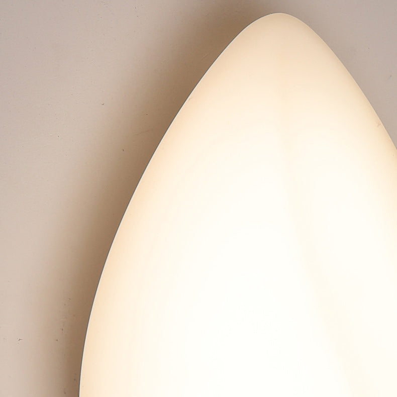 Cream Roto-molding Iron Lampshade LED Wall Sconce Lamp