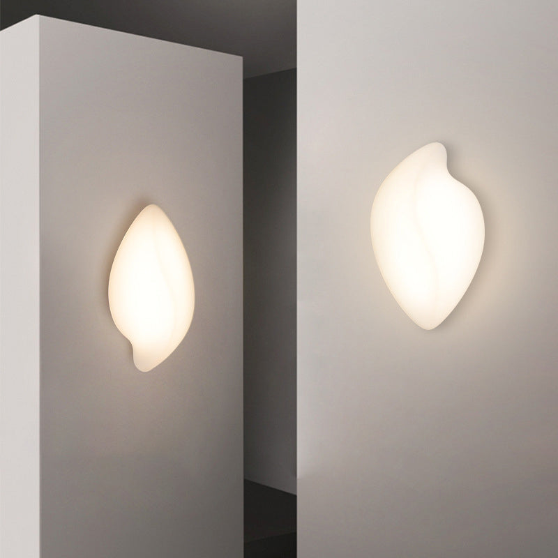 Cream Roto-molding Iron Lampshade LED Wall Sconce Lamp