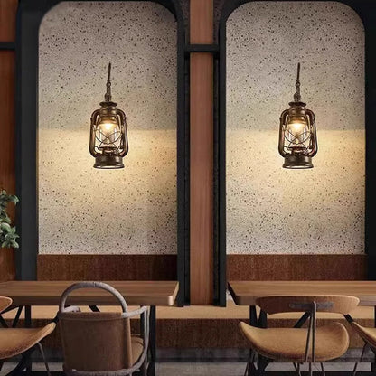 Glass Iron Lampshade 1/2 - Light Wall Sconce Lamp