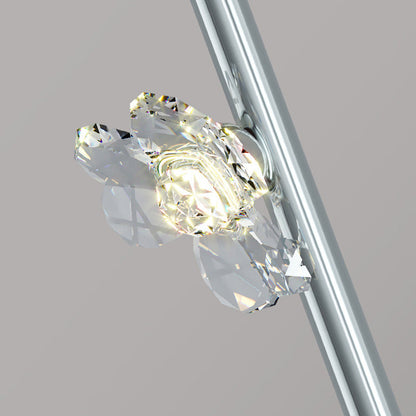 Deco Flowers Acrylic Iron Lampshade LED Wall Sconce Lamp