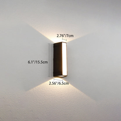 Simplicity Cuboid Full Aluminum LED Wall Sconce Lamp