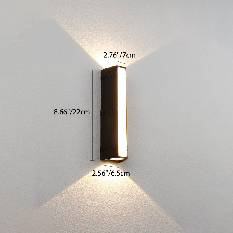 Simplicity Cuboid Full Aluminum LED Wall Sconce Lamp