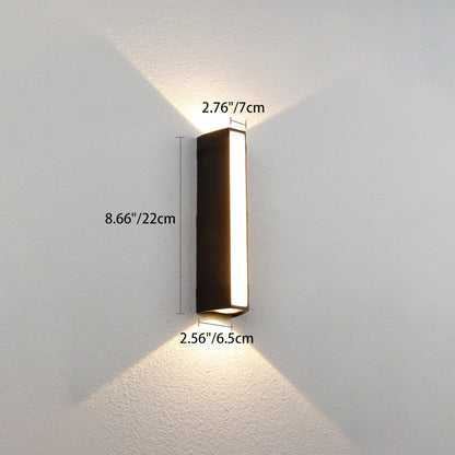 Simplicity Cuboid Full Aluminum LED Wall Sconce Lamp