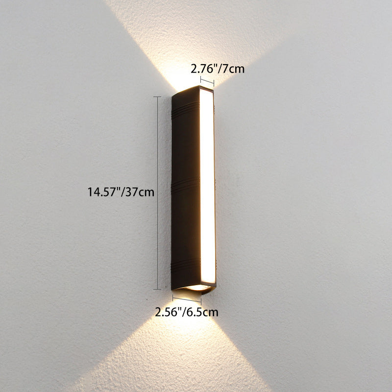 Simplicity Cuboid Full Aluminum LED Wall Sconce Lamp