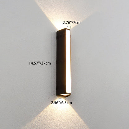 Simplicity Cuboid Full Aluminum LED Wall Sconce Lamp