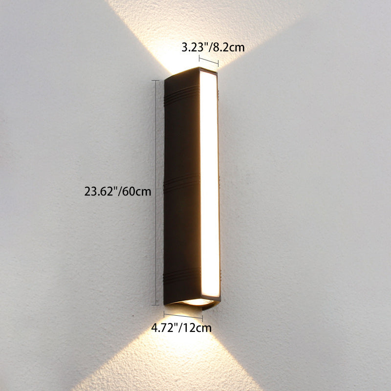 Simplicity Cuboid Full Aluminum LED Wall Sconce Lamp